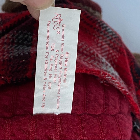 Russ Berrie Frog YUKON Resin Bean Bag Christmas Kathleen Kelly Critter Factory - Picture 14 of 16